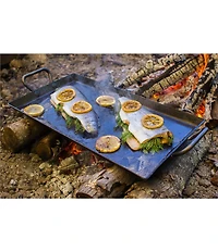 Lodge Cast Iron Seasoned Carbon Steel Griddle - 18#double;