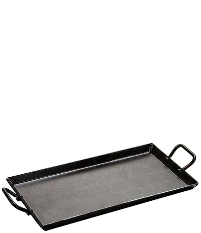 Lodge Cast Iron Seasoned Carbon Steel Griddle - 18#double;