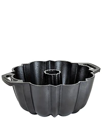 Lodge Cast Iron Seasoned Cast Iron Fluted Cake Pan