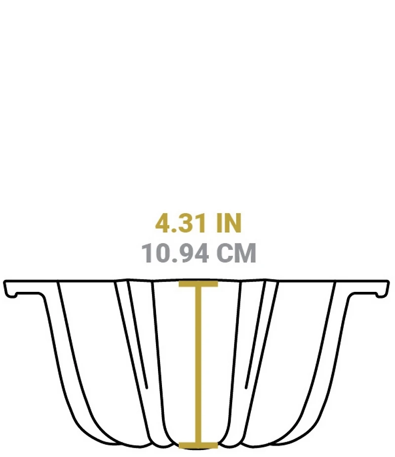 Lodge Cast Iron Seasoned Cast Iron Fluted Cake Pan