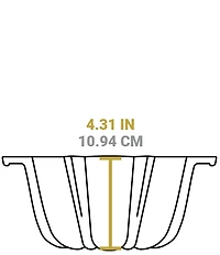 Lodge Cast Iron Seasoned Cast Iron Fluted Cake Pan