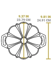 Lodge Cast Iron Seasoned Cast Iron Fluted Cake Pan