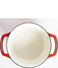 Lodge Cast Iron USA Enamel Round Dutch Oven- 7.5 Quart