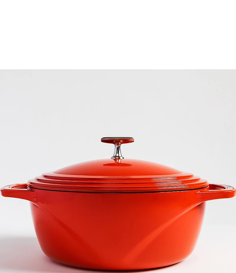 Lodge Cast Iron USA Enamel Round Dutch Oven- 7.5 Quart