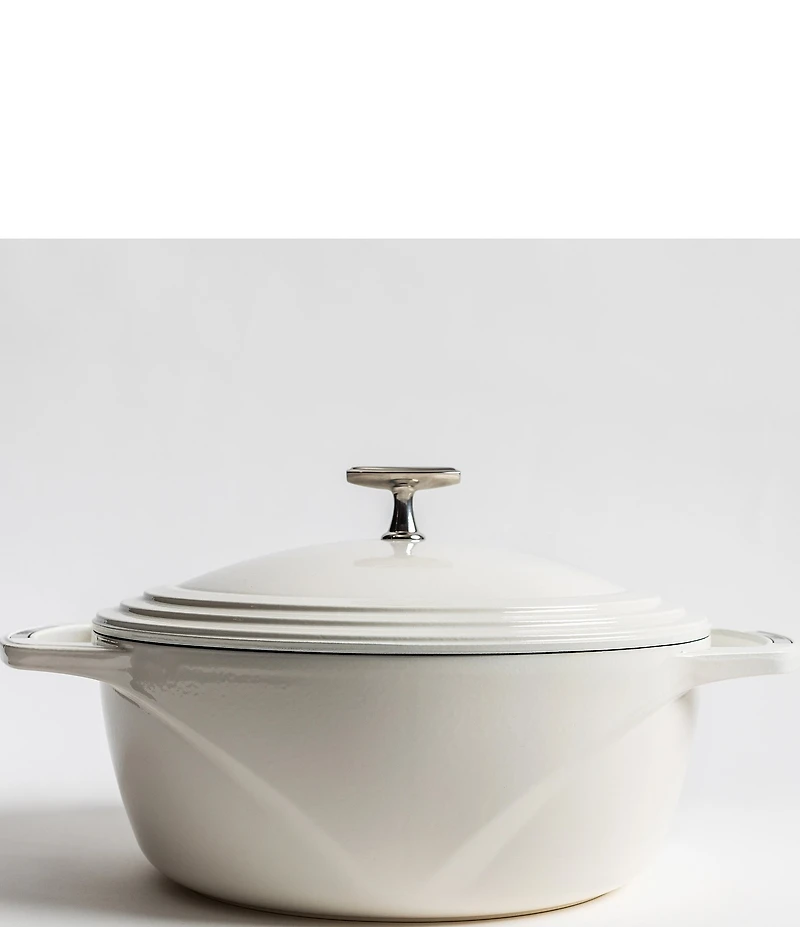 Lodge Cast Iron USA Enamel Round Dutch Oven- 7.5 Quart