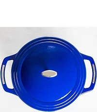 Lodge Cast Iron USA Enamel Round Dutch Oven- 7.5 Quart