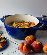 Lodge Cast Iron USA Enamel Round Dutch Oven- 7.5 Quart