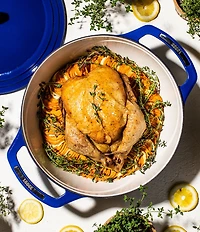 Lodge Cast Iron USA Enamel Round Dutch Oven- 7.5 Quart