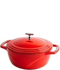Lodge Cast Iron USA Enamel Round Dutch Oven, 7.5 Qt.