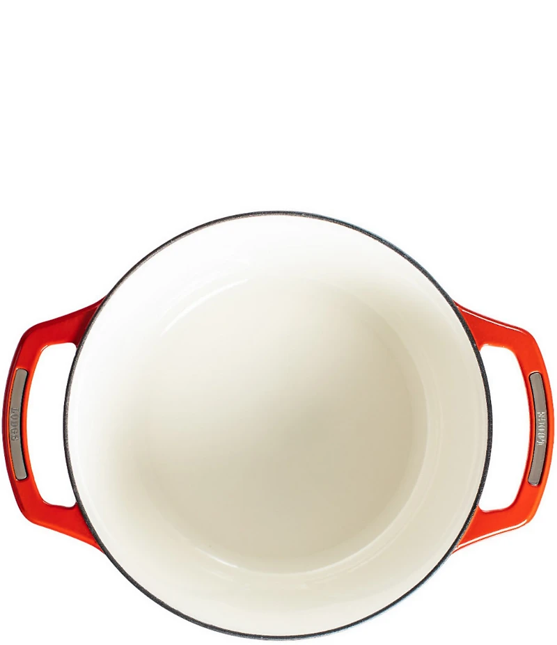 Lodge Cast Iron USA Enamel Round Dutch Oven, 7.5 Qt.