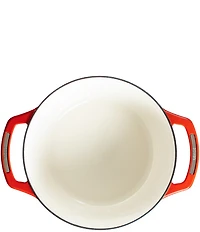 Lodge Cast Iron USA Enamel Round Dutch Oven, 7.5 Qt.