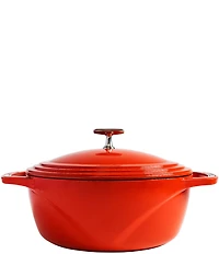 Lodge Cast Iron USA Enamel Round Dutch Oven, 7.5 Qt.