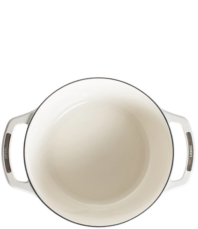 Lodge Cast Iron USA Enamel Round Dutch Oven, 7.5 Qt.
