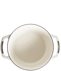 Lodge Cast Iron USA Enamel Round Dutch Oven, 7.5 Qt.