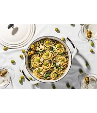 Lodge Cast Iron USA Enamel Round Dutch Oven, 7.5 Qt.