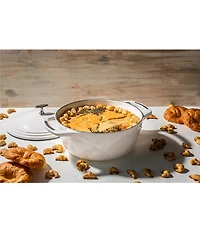 Lodge Cast Iron USA Enamel Round Dutch Oven, 7.5 Qt.