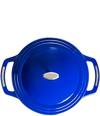 Lodge Cast Iron USA Enamel Round Dutch Oven, 7.5 Qt.