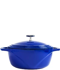 Lodge Cast Iron USA Enamel Round Dutch Oven, 7.5 Qt.
