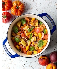 Lodge Cast Iron USA Enamel Round Dutch Oven, 7.5 Qt.