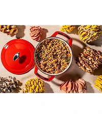 Lodge Cast Iron USA Enameled Round Dutch Oven- 6 Quart