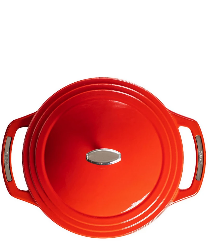 Lodge Cast Iron USA Enameled Round Dutch Oven, 6 Qt.
