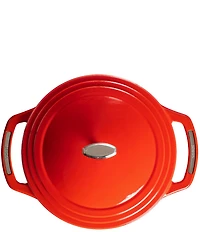Lodge Cast Iron USA Enameled Round Dutch Oven, 6 Qt.