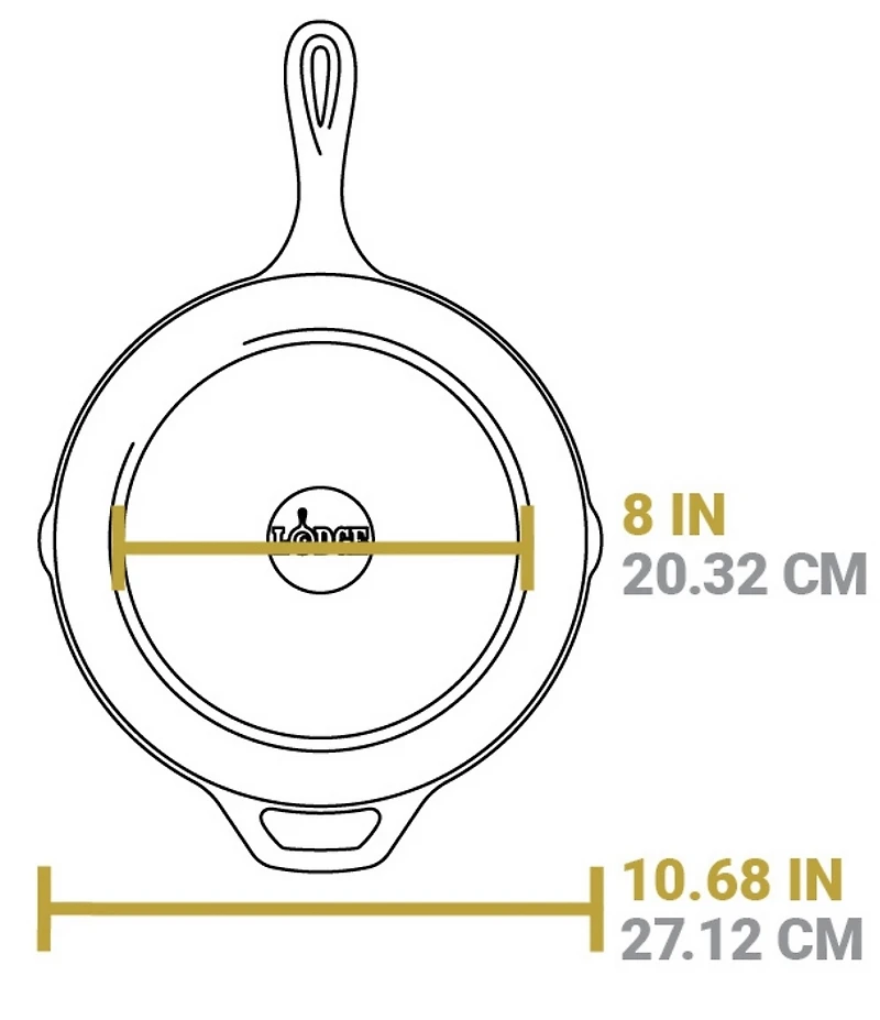 Lodge Essential Seasoned Cast Iron Pan Set