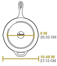 Lodge Essential Seasoned Cast Iron Pan Set