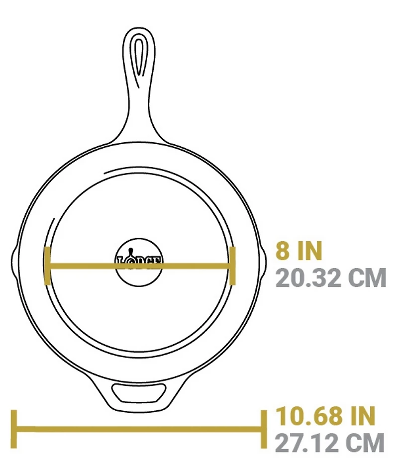 Lodge Essential Seasoned Cast Iron Pan Set