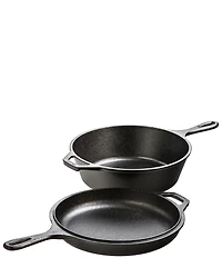 Lodge Seasoned Cast Iron Combo Cooker, 3.2-Qt.