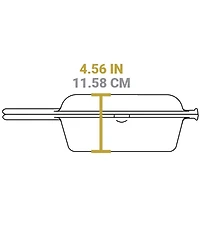 Lodge Seasoned Cast Iron Combo Cooker, 3.2-Qt.