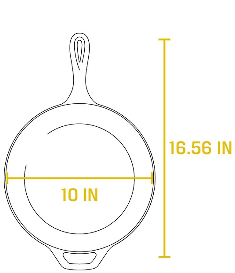 Lodge Seasoned Cast Iron Combo Cooker, 3.2-Qt.