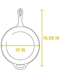 Lodge Seasoned Cast Iron Combo Cooker, 3.2-Qt.