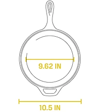 Lodge Seasoned Cast Iron Combo Cooker, 3.2-Qt.