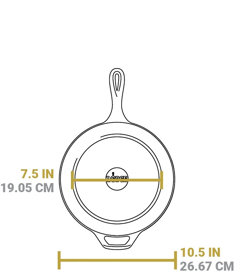 Lodge Seasoned Cast Iron Combo Cooker, 3.2-Qt.