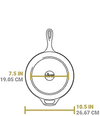 Lodge Seasoned Cast Iron Combo Cooker, 3.2-Qt.