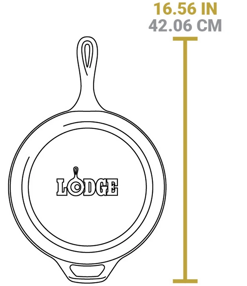 Lodge Seasoned Cast Iron Combo Cooker, 3.2-Qt.