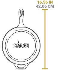 Lodge Seasoned Cast Iron Combo Cooker, 3.2-Qt.