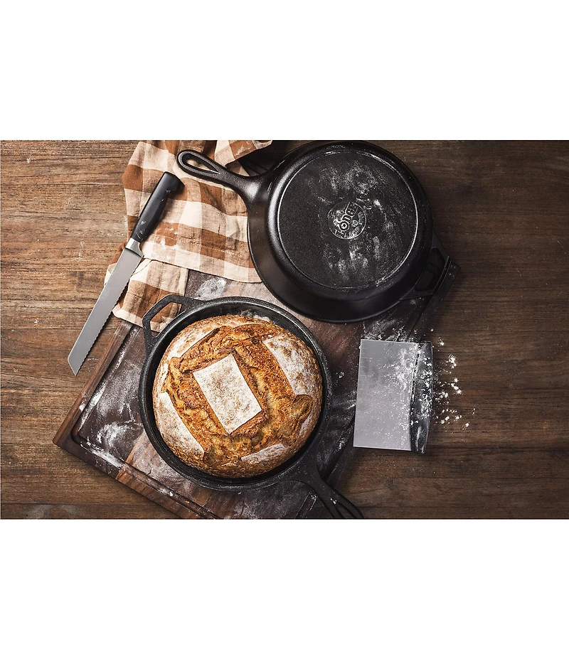 Lodge Seasoned Cast Iron Combo Cooker, 3.2-Qt.