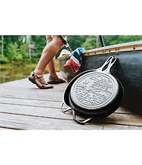 Lodge Wanderlust Cast Iron Cabin Combo Cooker, 3.2-Quart