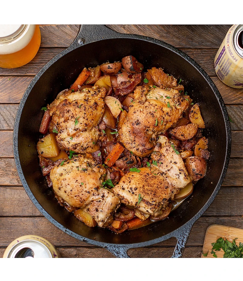 Lodge Wanderlust Cast Iron Cabin Combo Cooker, 3.2 Qt.