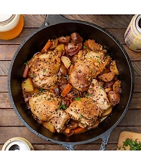 Lodge Wanderlust Cast Iron Cabin Combo Cooker, 3.2 Qt.