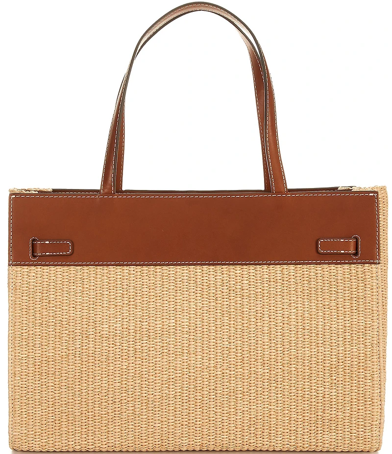 Loeffler Randall Aidan Natural Straw Work Tote