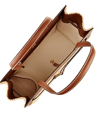 Loeffler Randall Aidan Natural Straw Work Tote