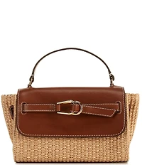 Loeffler Randall Alexi Straw Crossbody Bag