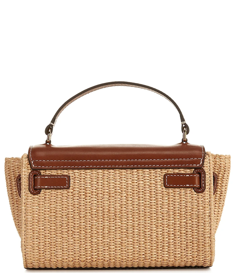 Loeffler Randall Alexi Straw Crossbody Bag