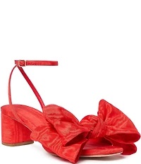 Loeffler Randall Carmen Fabric Bow Ankle Strap Dress Sandals