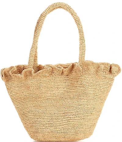 Loeffler Randall Cyrus Raffia Tote Bag