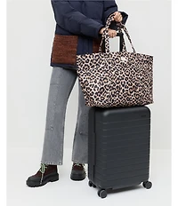 Loeffler Randall Dina Animal Print Travel Tote Bag