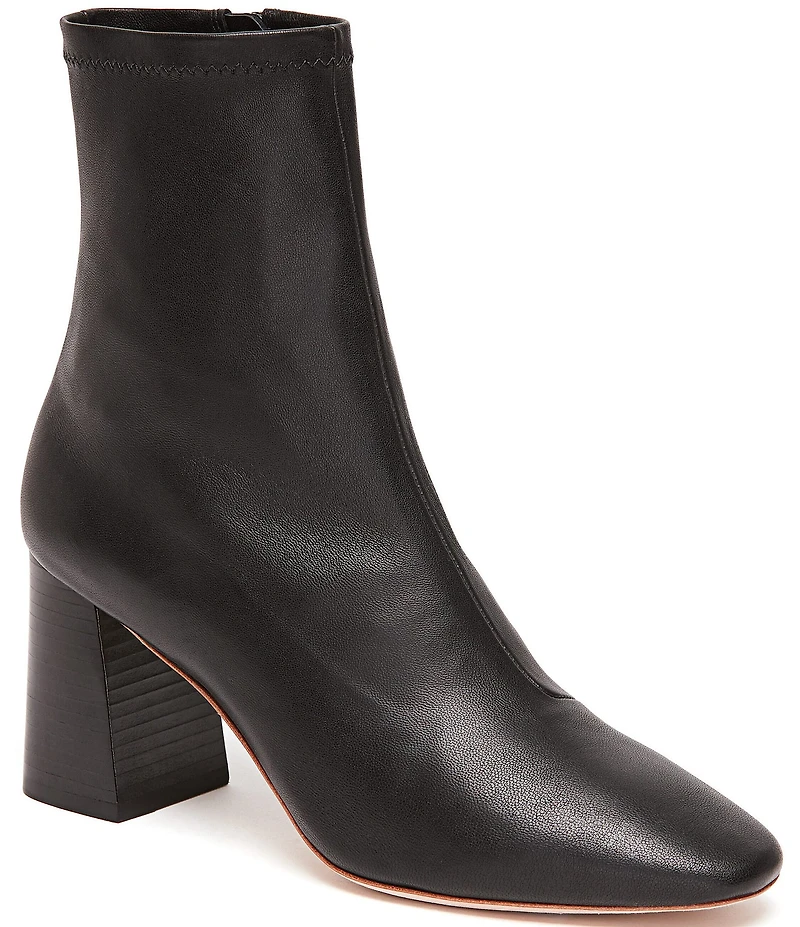 Loeffler Randall Elise Leather Stretch Booties